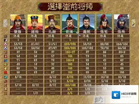 烽火三国1在野武将出现概率怎么算