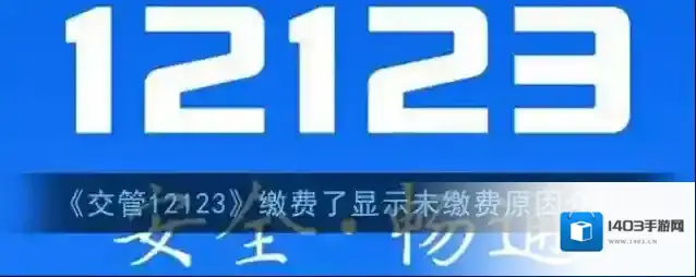 《交管12123》缴费了显示未缴费原因介绍