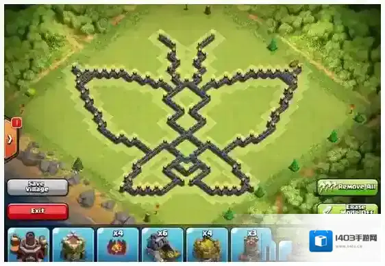 部落冲突10本蝴蝶阵怎么布局 部落战争COC十本蝴蝶阵型