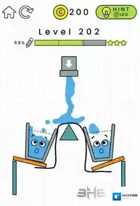 快乐玻璃杯202关怎么过 HappyGlass第202关三星通关攻略