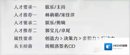 恋与制作人精英关卡3