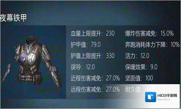 明日之后夜幕铁甲怎么制作?明日之后夜幕铁甲制作攻略