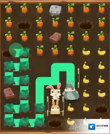 兔子复仇记兔子洞里65关怎么过 第三章第65关三星图文攻略